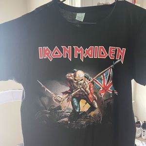 iron maiden music tee